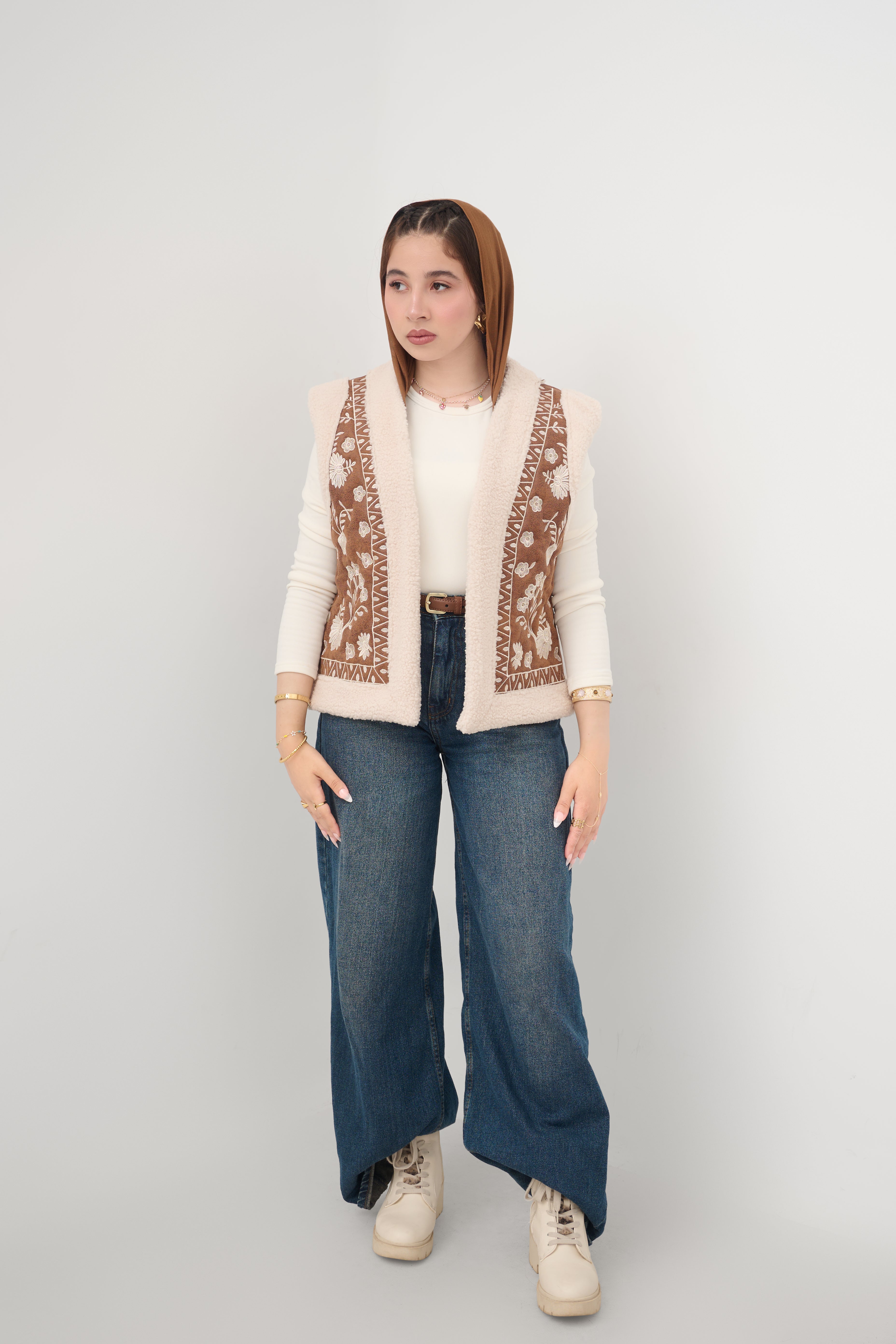 Aura Vest -  Brown