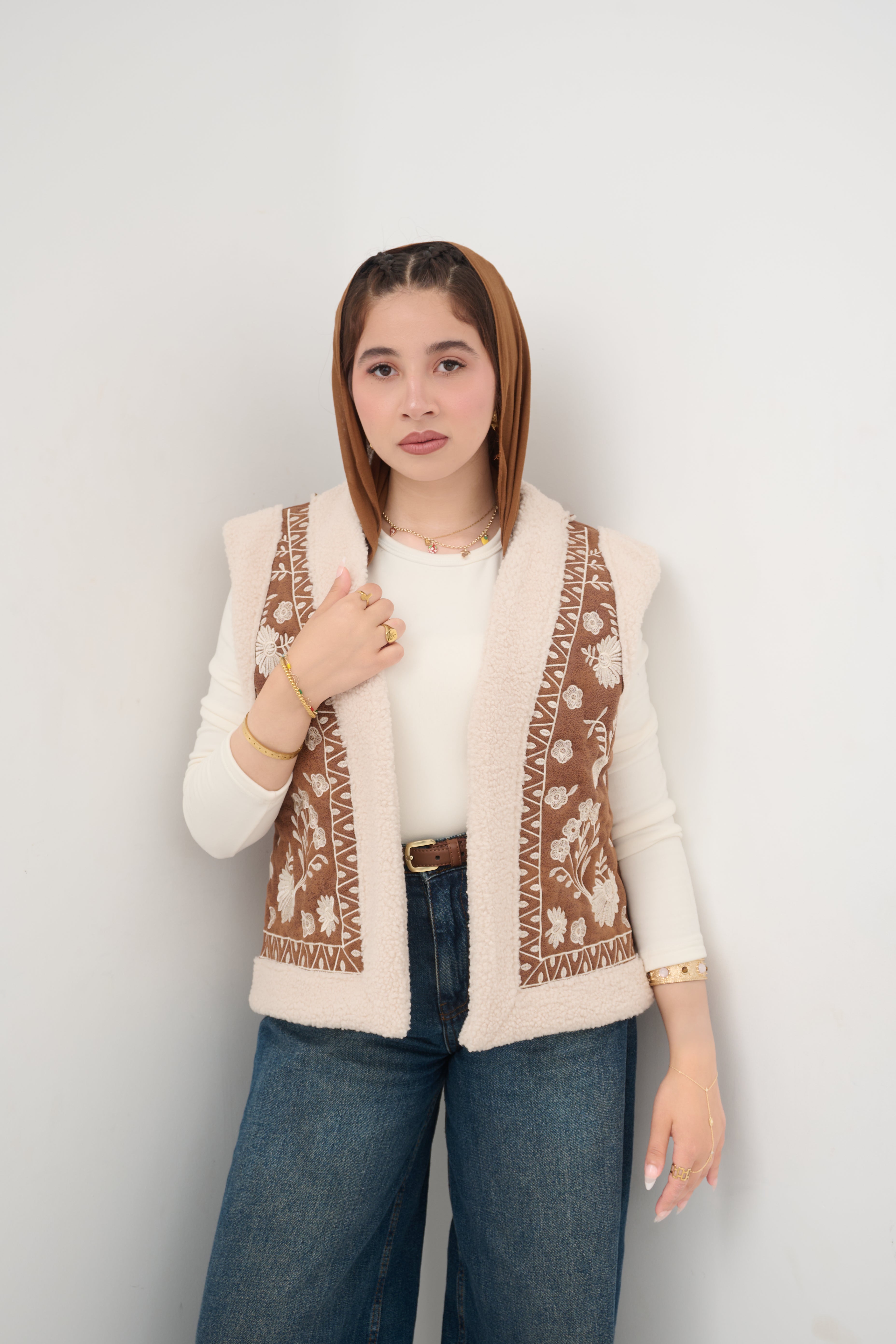 Aura Vest -  Brown